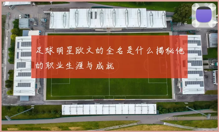 足球明星欧文的全名是什么揭秘他的职业生涯与成就