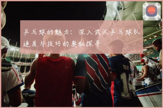 乒乓球的魅力：深入武汉乒乓球队速度与技巧的奥秘探寻